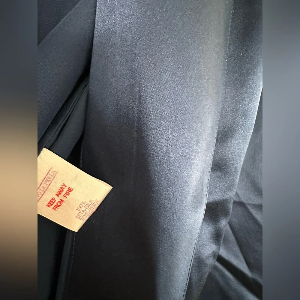 New La Perla SILK Navy Blue Women's Robe